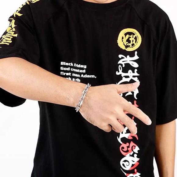 10mm Stainless Steel Cuba O-Chain Men Bracelet - Picture 5 of 6